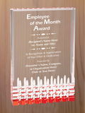 Mirage Acrylic - Employee of the Month Award