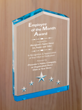 Star Point Acrylic - Employee of the Month Award