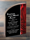 Velvet Wave Acrylic - Employee of the Month Award