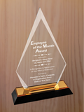Arrow Point Acrylic - Employee of the Month Award