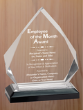 Diamond Acrylic - Employee of the Month Award