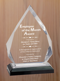 Diamond Acrylic - Employee of the Month Award