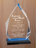 Diamond Acrylic - Employee of the Month Award