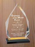 Diamond Acrylic - Employee of the Month Award
