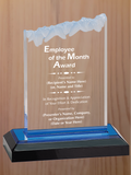 Frosted Top Acrylic - Employee of the Month Award