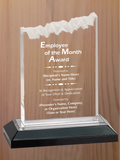 Frosted Top Acrylic - Employee of the Month Award
