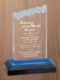 Frosted Top Acrylic - Employee of the Month Award