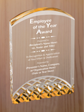 Horizon Acrylic - Employee of the Year Award
