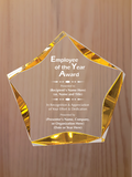 Luminary Star Acrylic - Employee of the Year Award