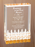 Mirage Acrylic - Employee of the Year Award