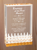 Mirage Acrylic - Employee of the Year Award