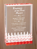 Mirage Acrylic - Employee of the Year Award