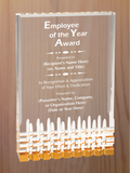 Mirage Acrylic - Employee of the Year Award