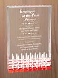Mirage Acrylic - Employee of the Year Award