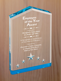 Star Point Acrylic - Employee of the Year Award