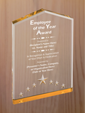 Star Point Acrylic - Employee of the Year Award