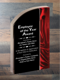 Velvet Wave Acrylic - Employee of the Year Award