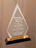 Arrow Point Acrylic - Employee of the Year Award