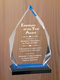 Diamond Acrylic - Employee of the Year Award