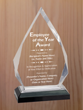 Diamond Acrylic - Employee of the Year Award