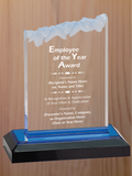 Frosted Top Acrylic - Employee of the Year Award