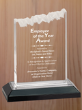 Frosted Top Acrylic - Employee of the Year Award
