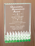 Mirage Acrylic - Outstanding Achievement Award