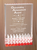 Mirage Acrylic - Outstanding Achievement Award