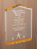Star Point Acrylic - Outstanding Achievement Award