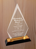 Arrow Point Acrylic - Outstanding Achievement Award