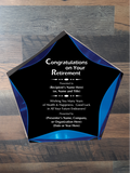 Luminary Star Acrylic - Retirement Award