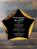 Luminary Star Acrylic - Retirement Award