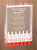 Mirage Acrylic - Retirement Award