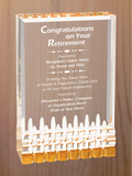 Mirage Acrylic - Retirement Award