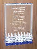 Mirage Acrylic - Retirement Award