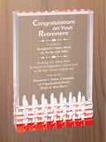 Mirage Acrylic - Retirement Award