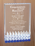 Mirage Acrylic - Retirement Award