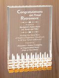 Mirage Acrylic - Retirement Award