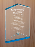 Star Point Acrylic - Retirement Award
