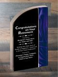Velvet Wave Acrylic - Retirement Award