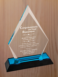 Arrow Point Acrylic - Retirement Award