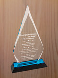 Arrow Point Acrylic - Retirement Award