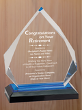Diamond Acrylic - Retirement Award