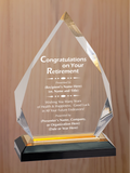 Diamond Acrylic - Retirement Award