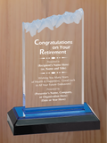 Frosted Top Acrylic - Retirement Award
