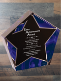 Velvet Star Acrylic - Outstanding Sales Award