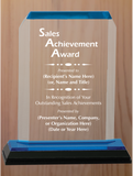 Clipped Corner Acrylic - Outstanding Sales Award