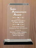 Clipped Corner Acrylic - Outstanding Sales Award