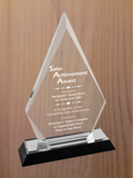 Arrow Point Acrylic - Outstanding Sales Award