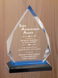 Diamond Acrylic - Outstanding Sales Award